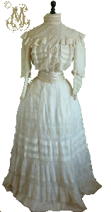 Robe en soie de 1900