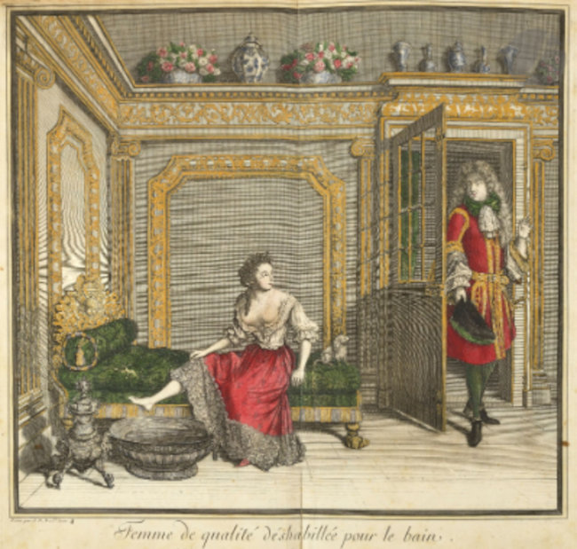 Dame de qualité en déshabillé Paris : Jean Dieu de Saint-Jean, 1678-1696