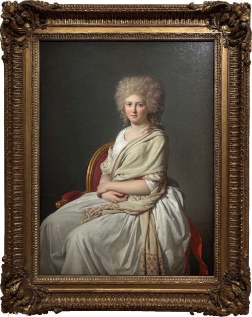 Merveilleuse. Anne-Marie-Louise Thélisson, comtesse de Sorcy, née Rilliet.